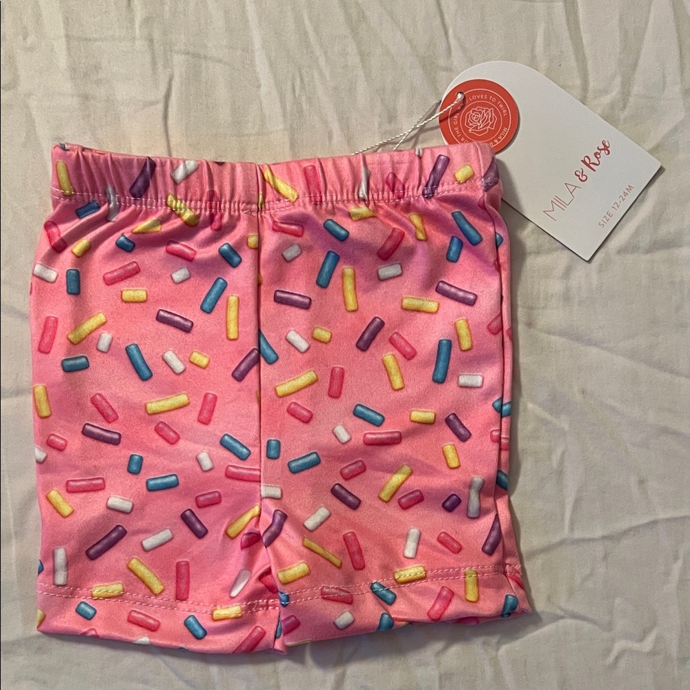 MLB Kids Pink Sprinkle Shorts